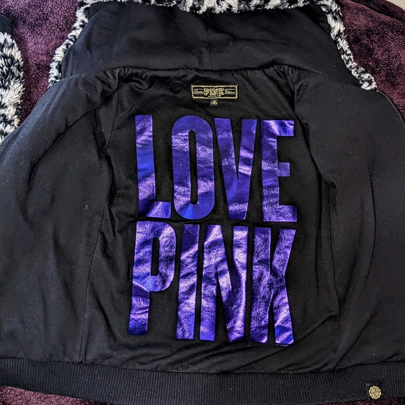 Victoria Secret Ultimate Edition PINK Cheetah Fur Print Coat - Picture 2 of 5